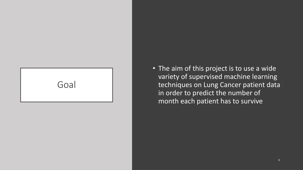 the aim of this project is to use a wide variety