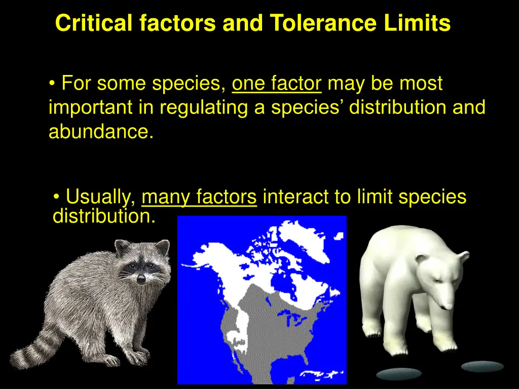 critical factors and tolerance limits 1
