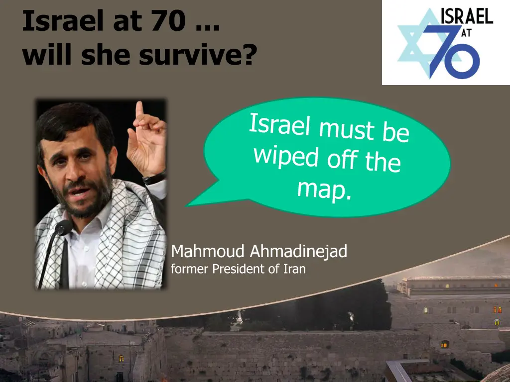 israel at 70 will she survive 1