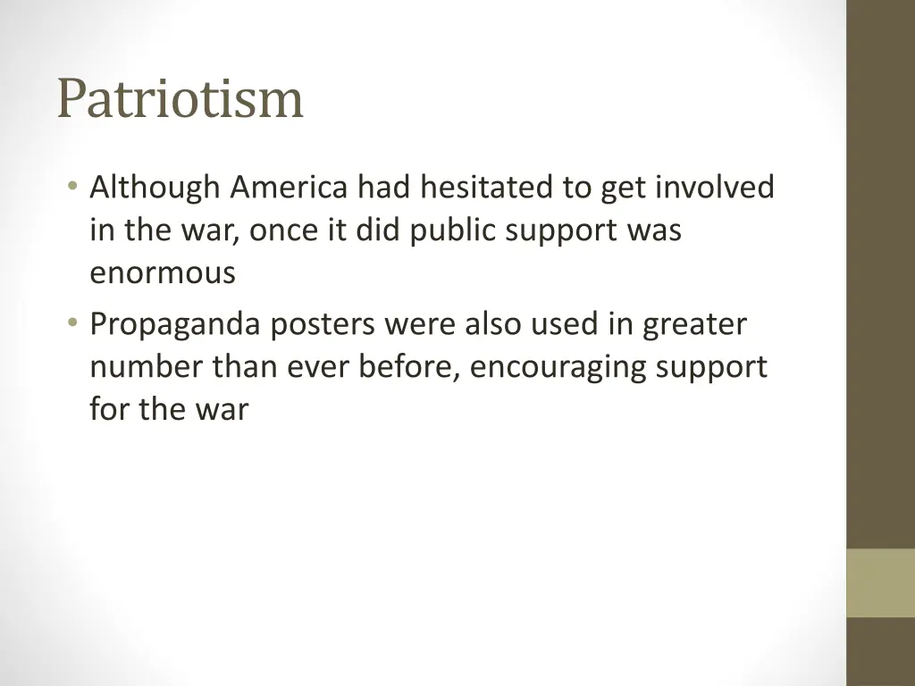 patriotism