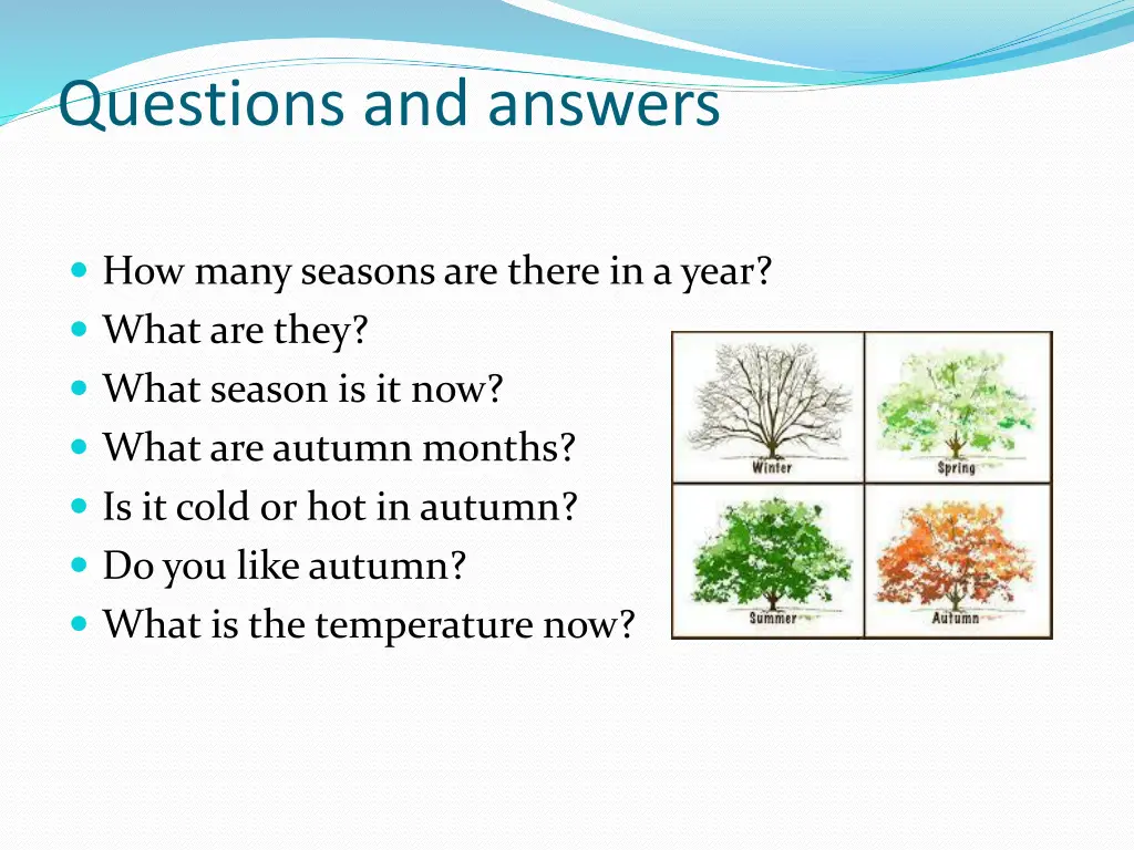 questions and answers