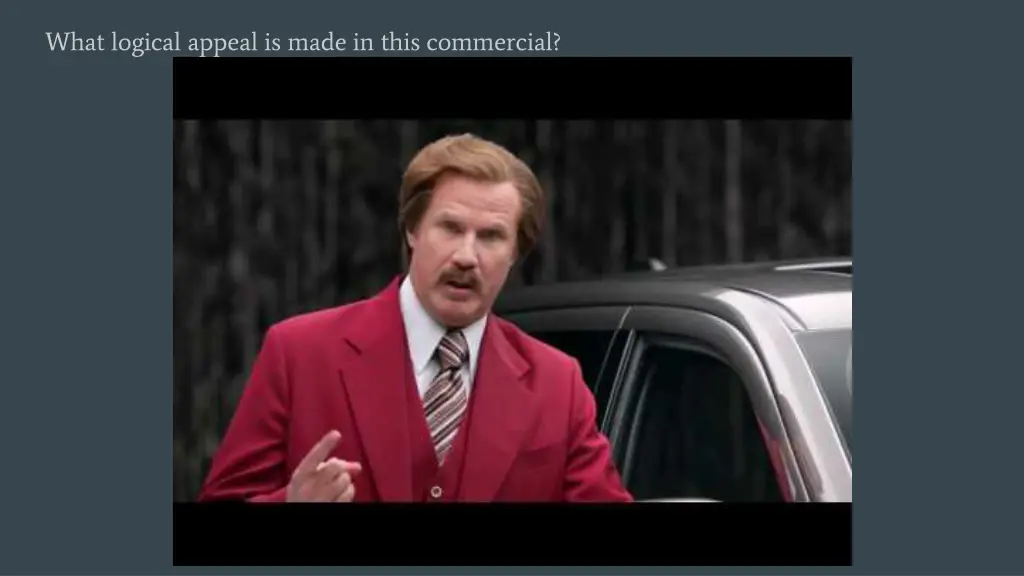 what logical appeal is made in this commercial 2