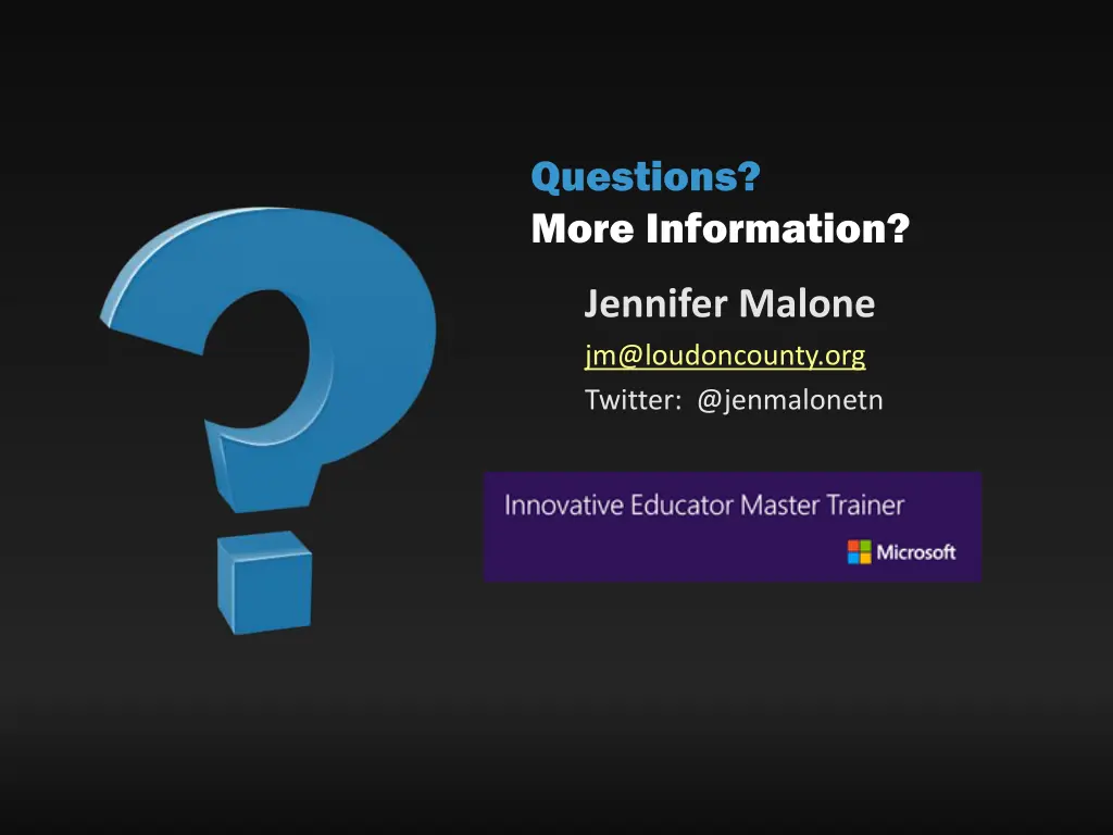 questions more information