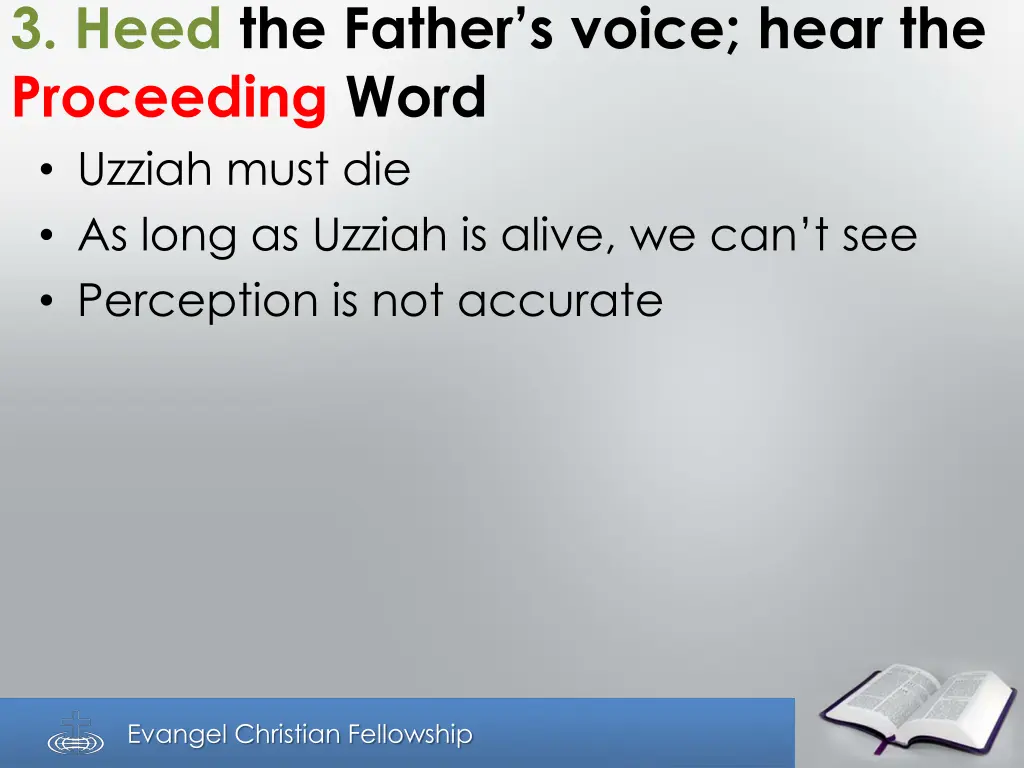 3 heed the father s voice hear the proceeding