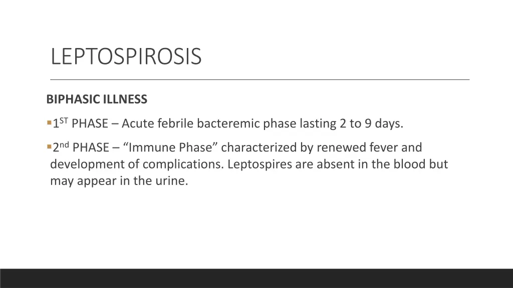 leptospirosis 1