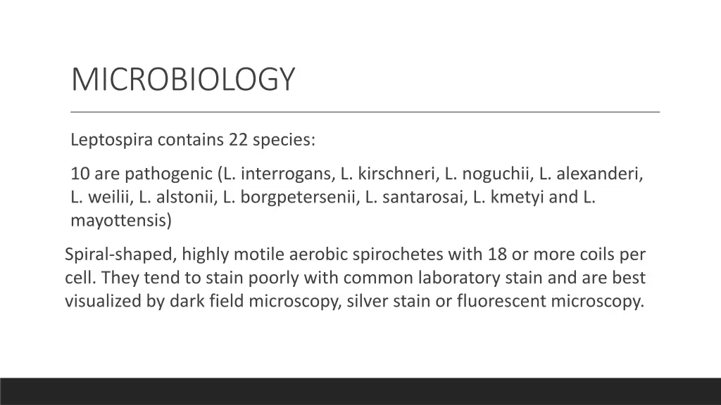 microbiology