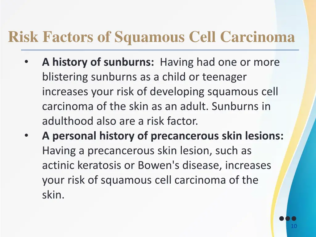 risk factors of squamous cell carcinoma 2