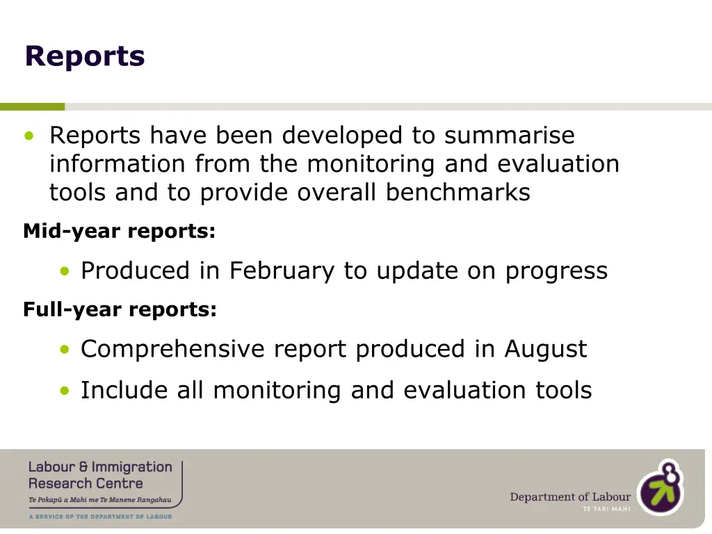 reports