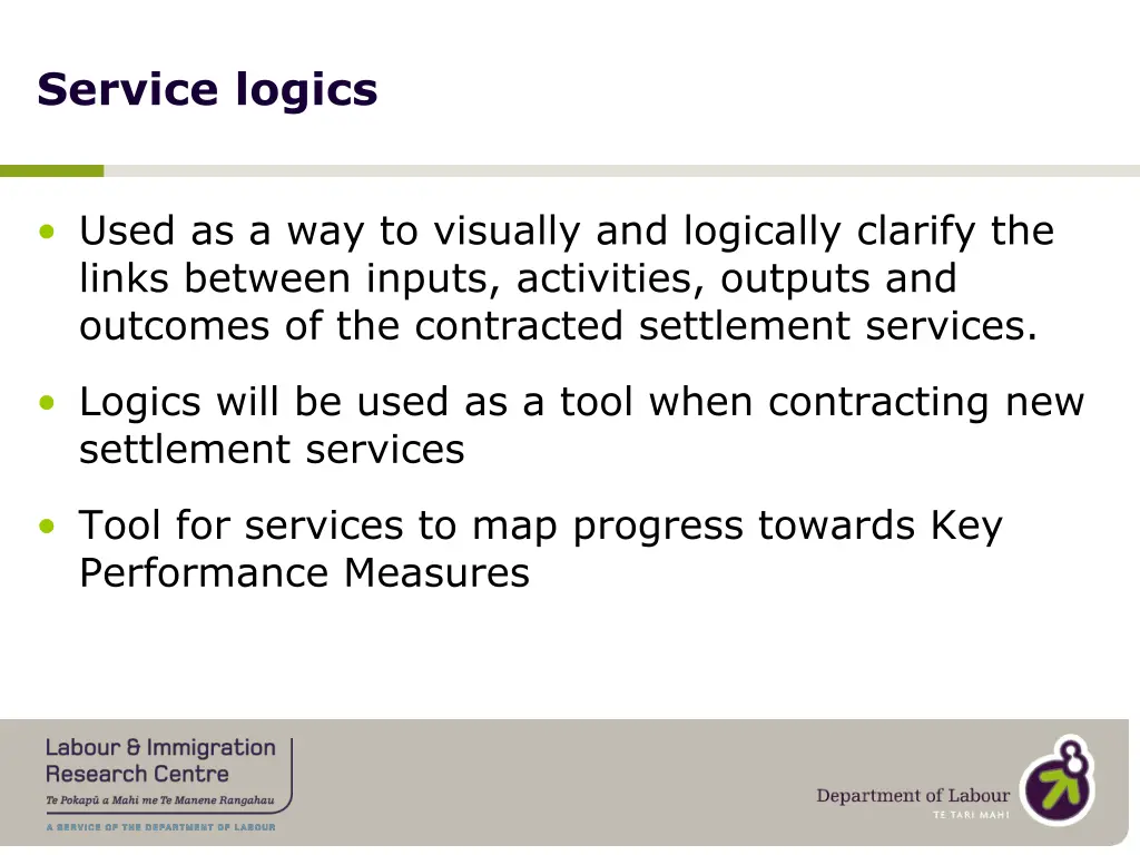 service logics