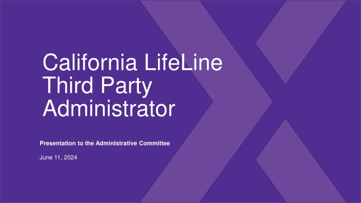 california lifeline third party administrator