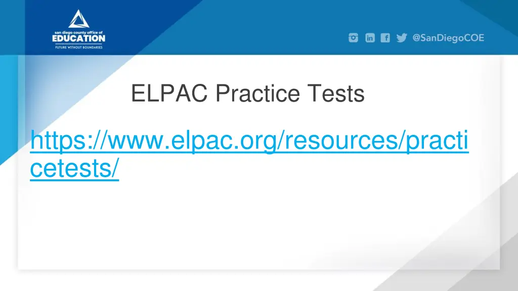 elpac practice tests