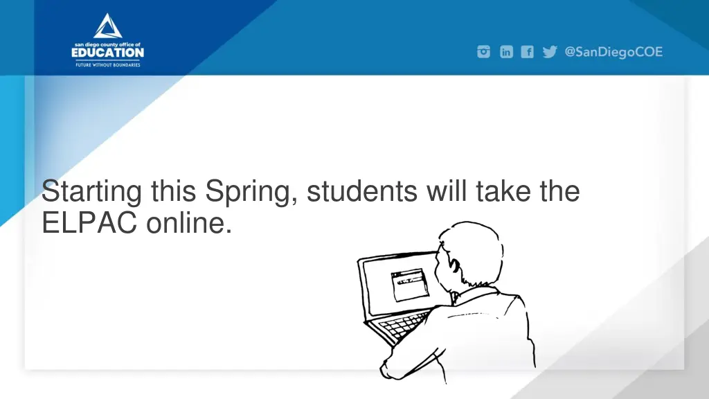 starting this spring students will take the elpac