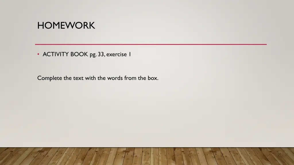 homework
