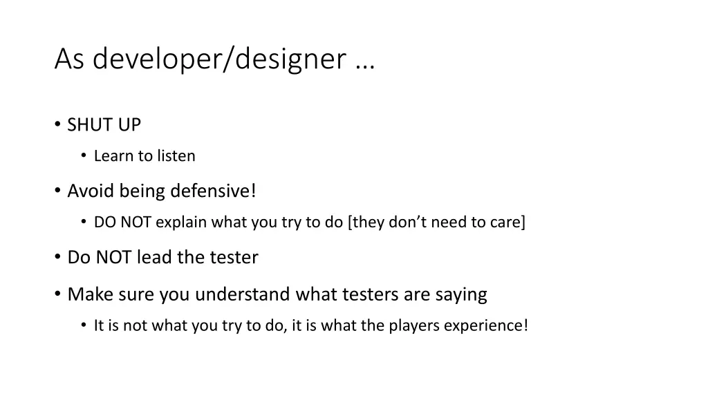as developer designer