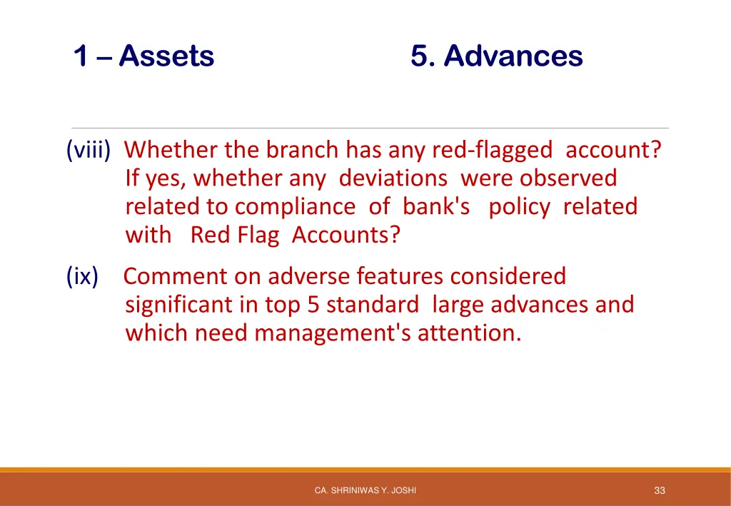 1 assets 14