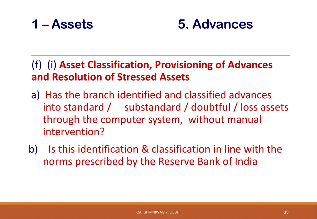 1 assets 16
