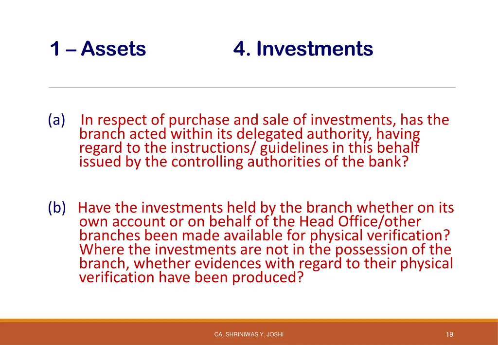 1 assets