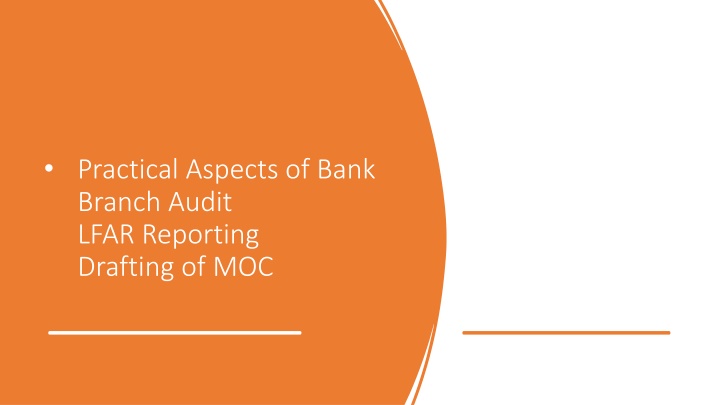 practical aspects of bank branch audit lfar