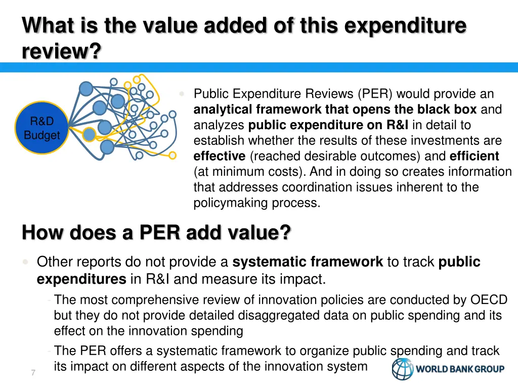 what is the value added of this expenditure review