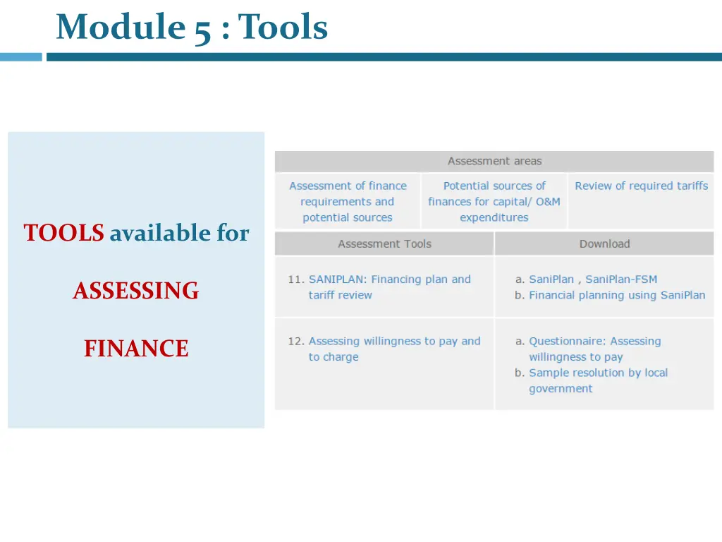 module 5 tools