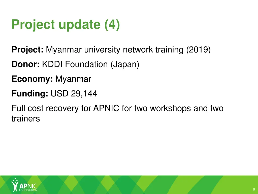 project update 4