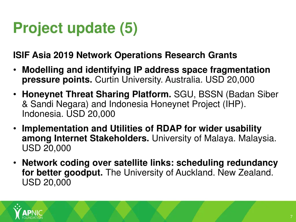 project update 5