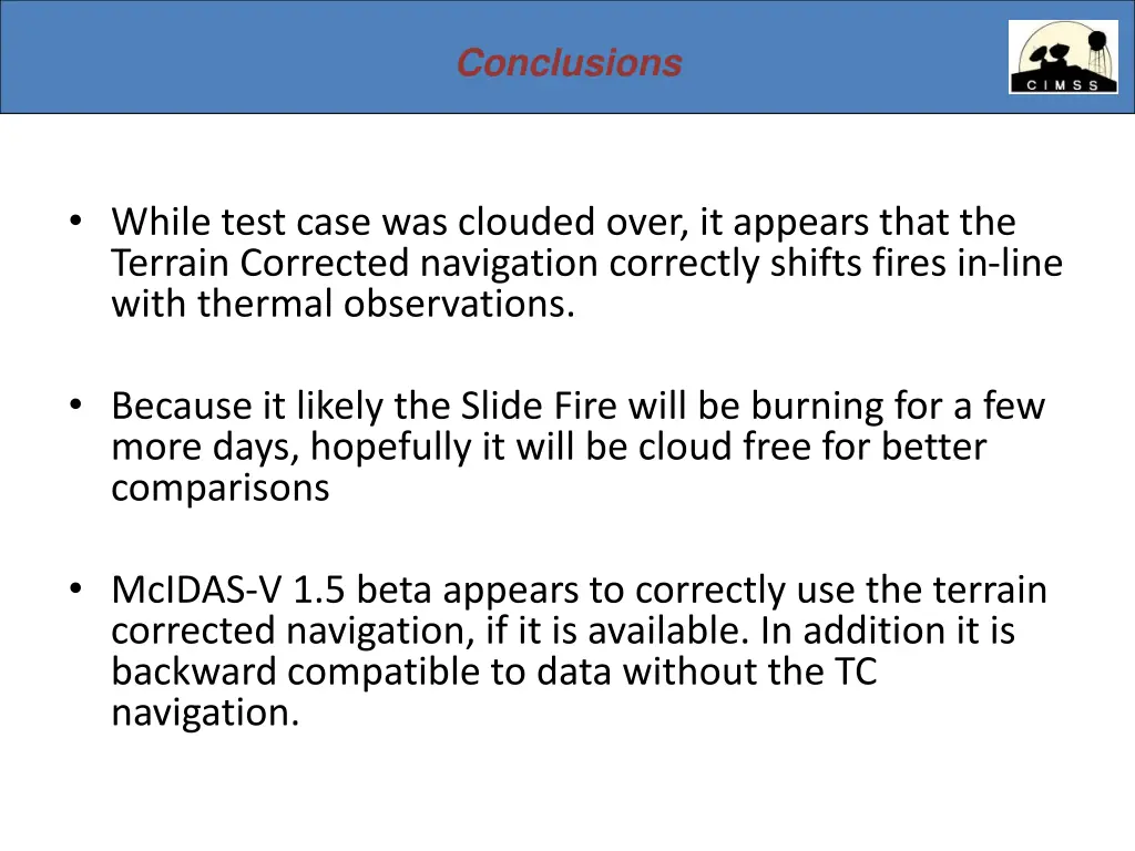 conclusions