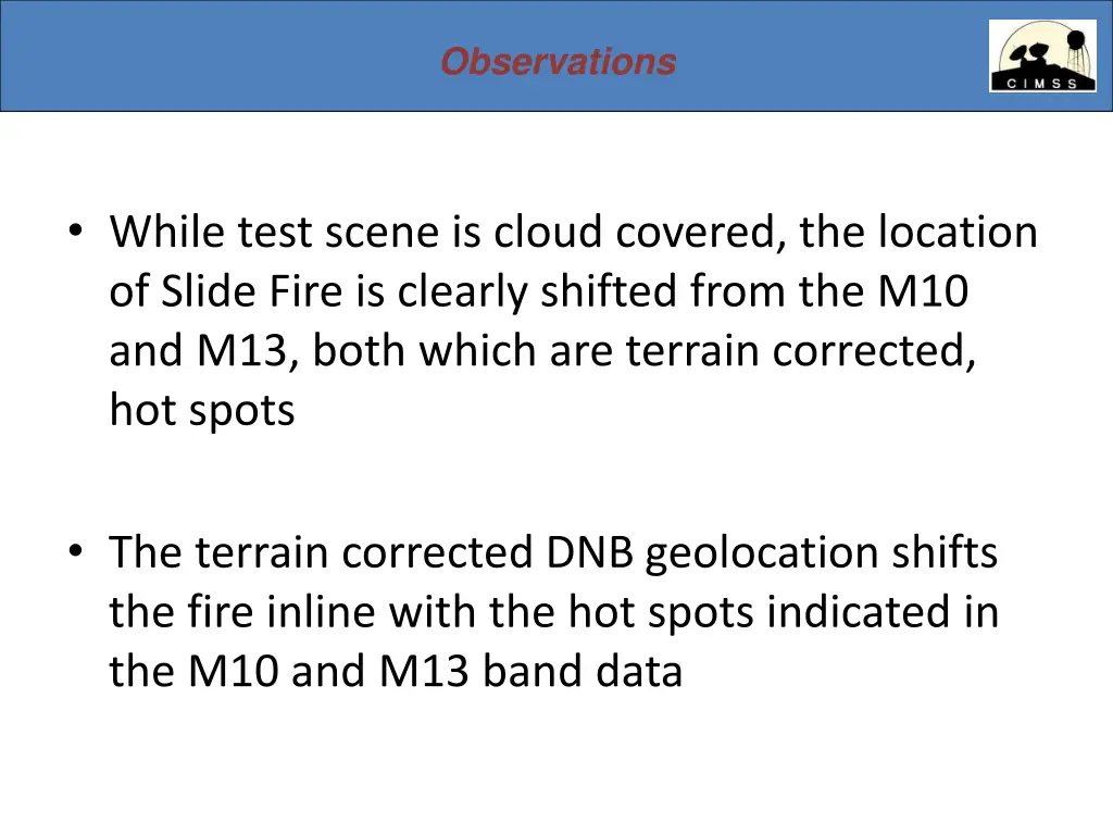 observations