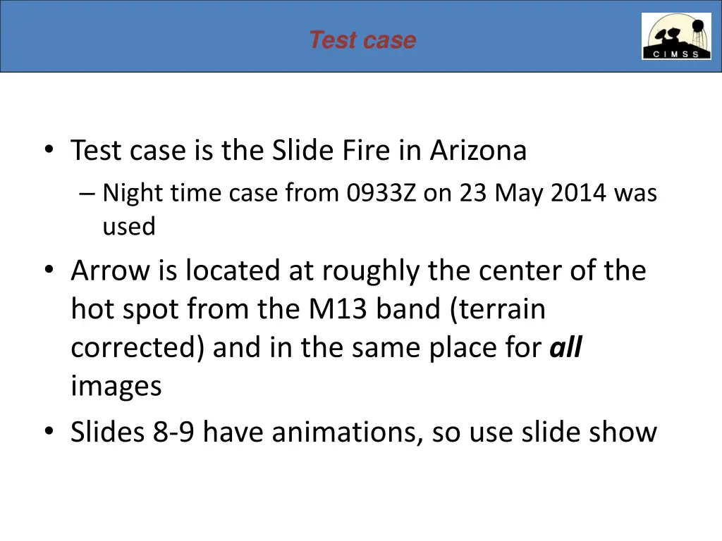 test case