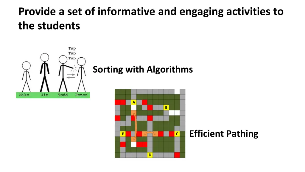 provide a set of informative and engaging