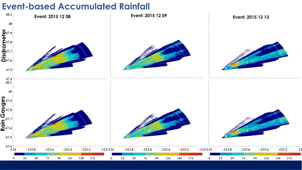 event based accumulated rainfall