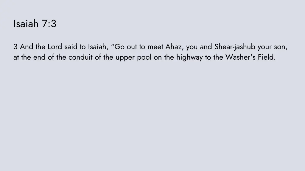 isaiah 7 3