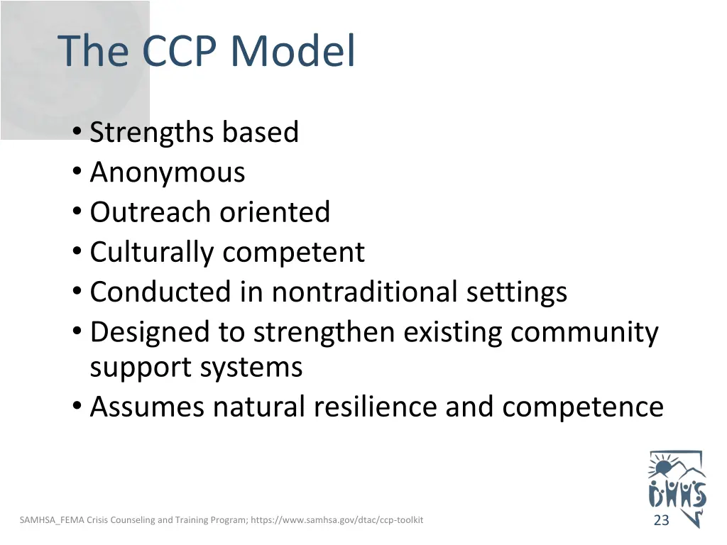 the ccp model