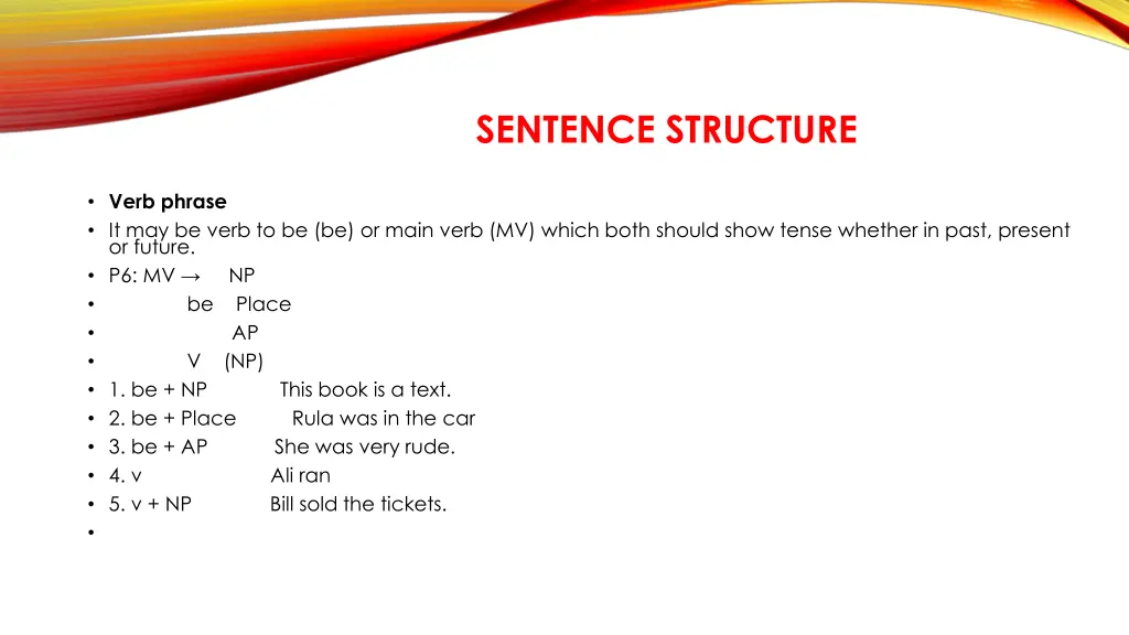sentence structure 2