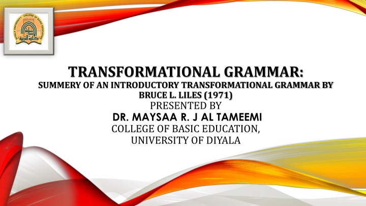 transformational grammar summery