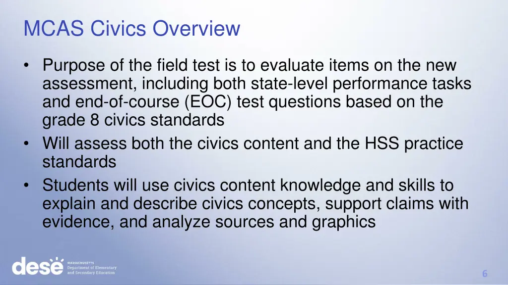 mcas civics overview