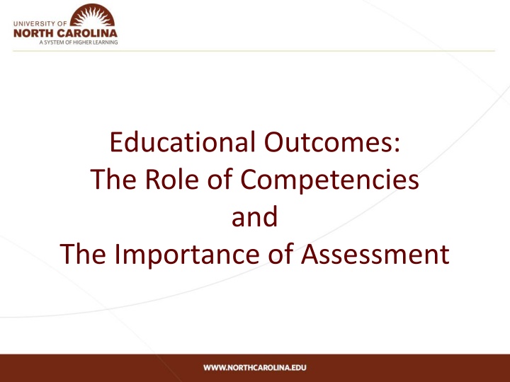 educational outcomes the role of competencies
