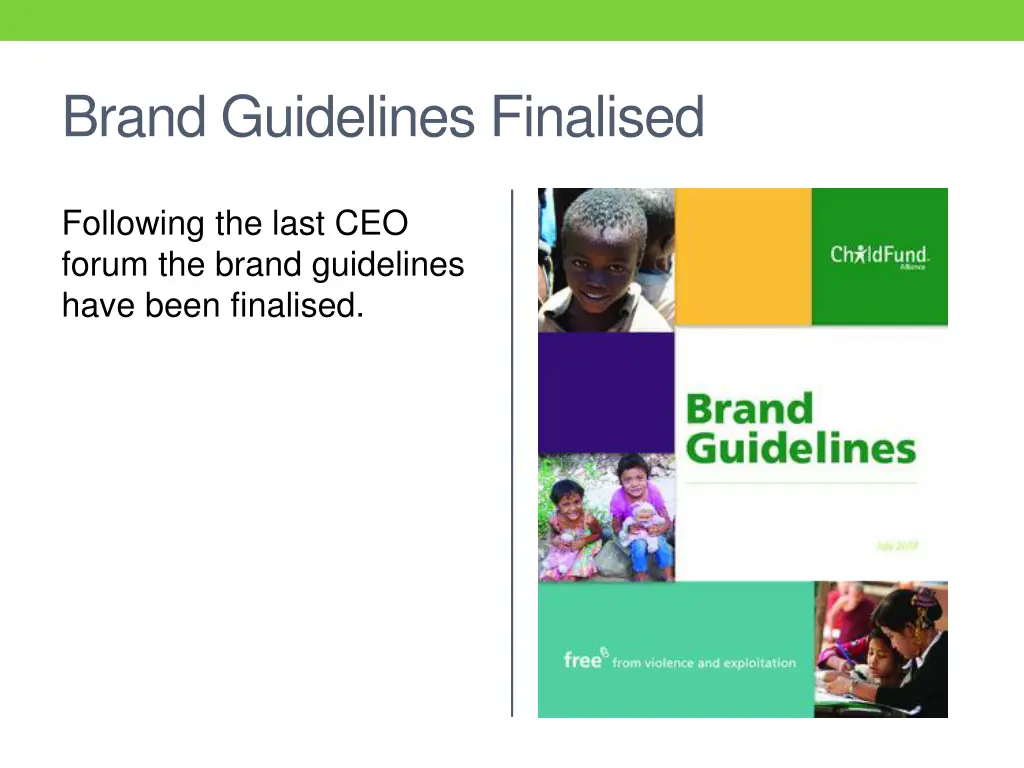 brand guidelines finalised