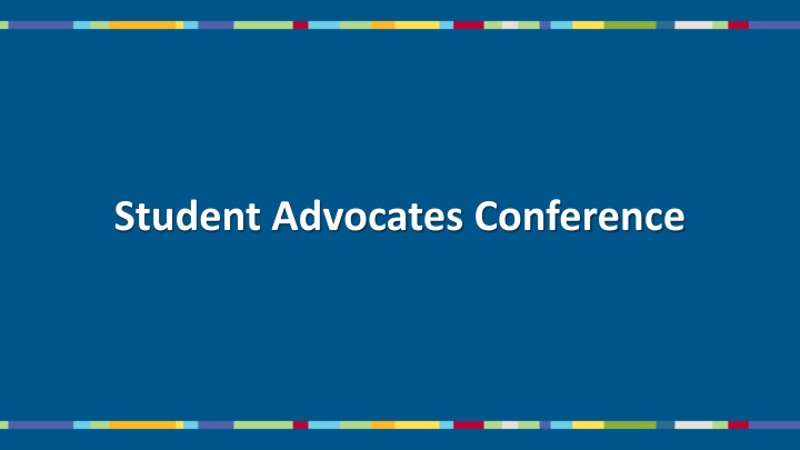 student advocates conference