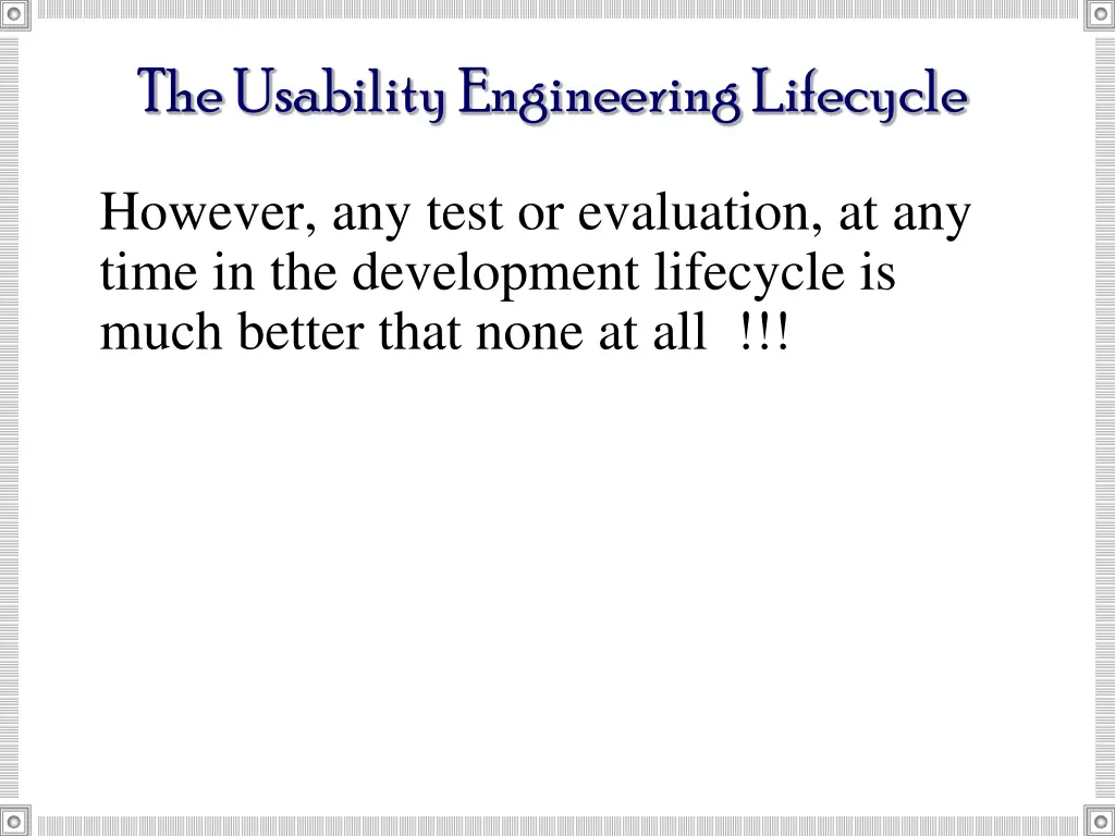 the usability engineering lifecycle 2