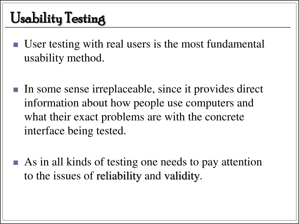 usability testing usability testing 1