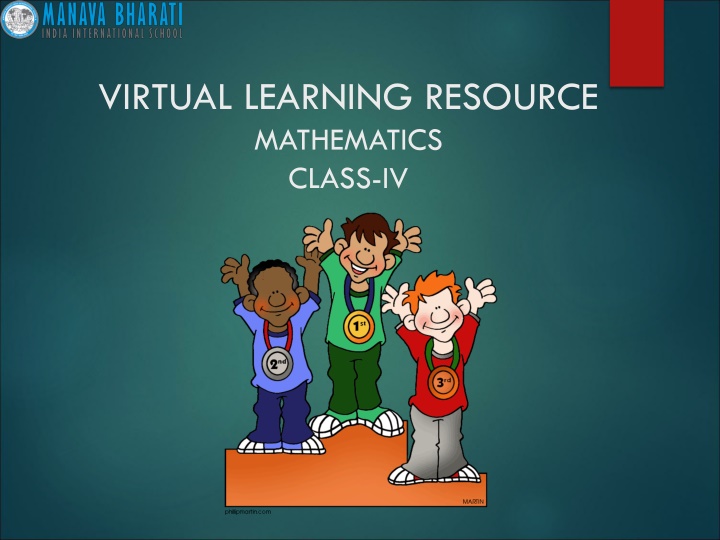 virtual learning resource mathematics class iv