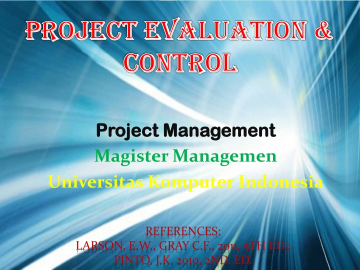 project evaluation project evaluation control