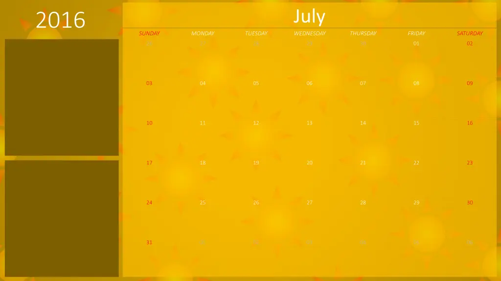 july wednesday