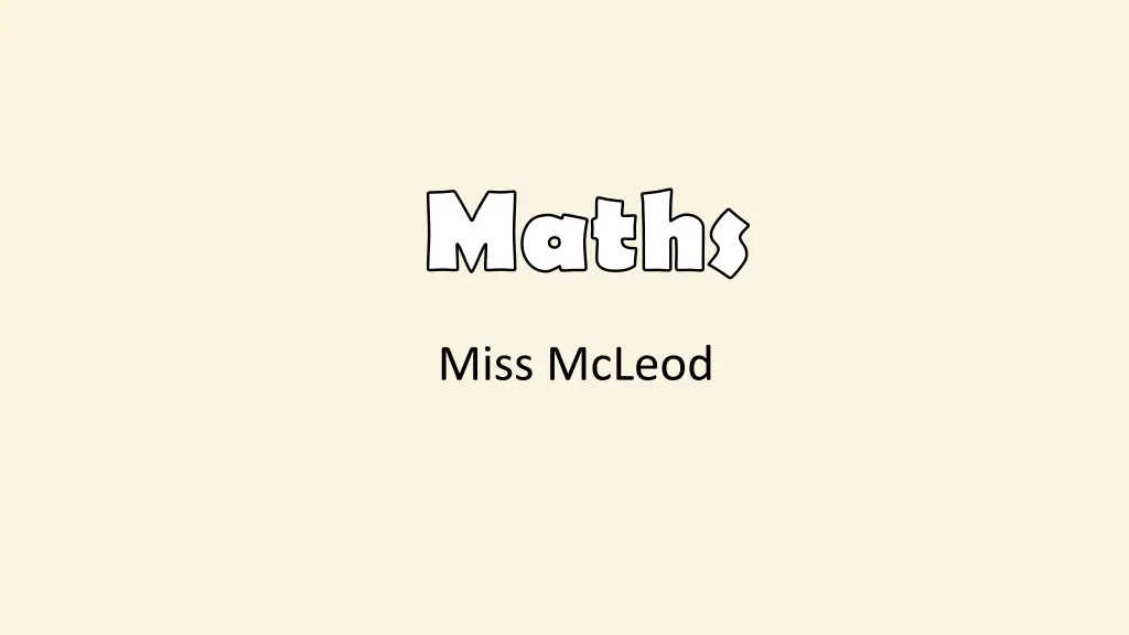 maths