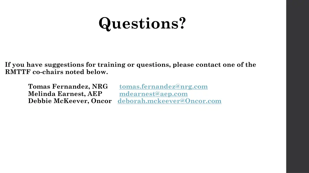 questions