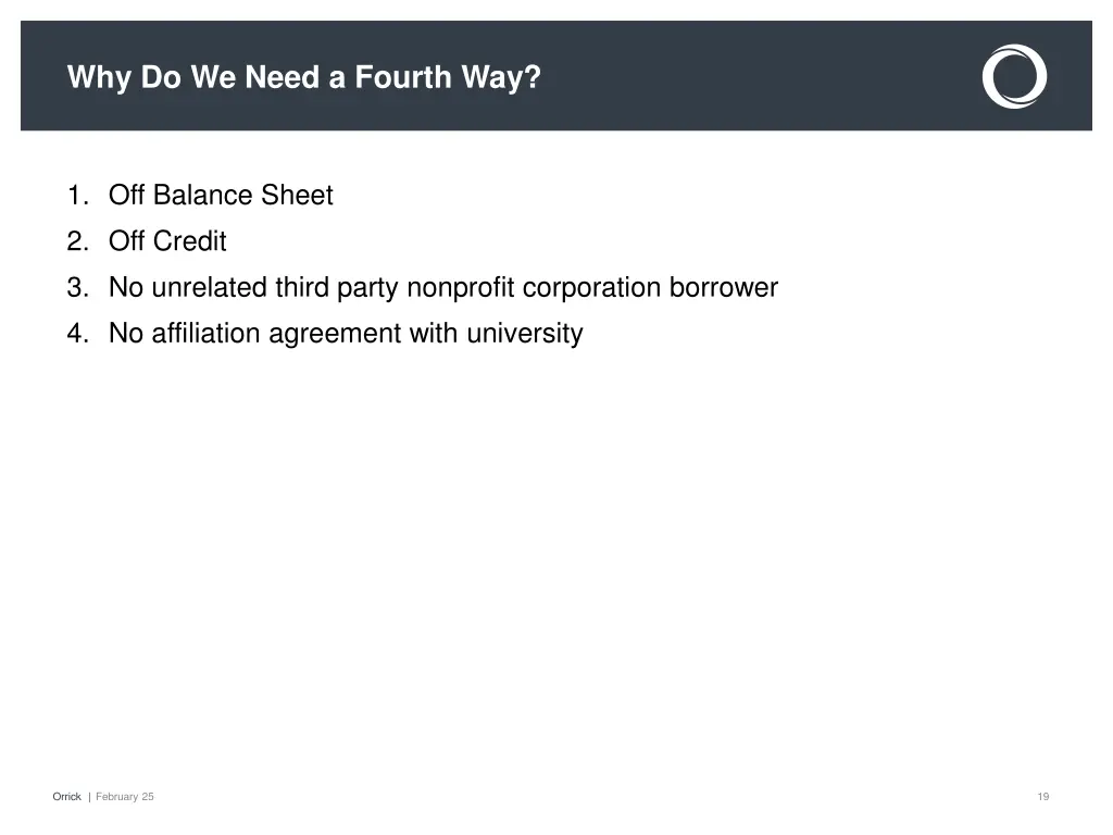 why do we need a fourth way