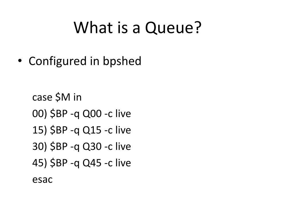 what is a queue