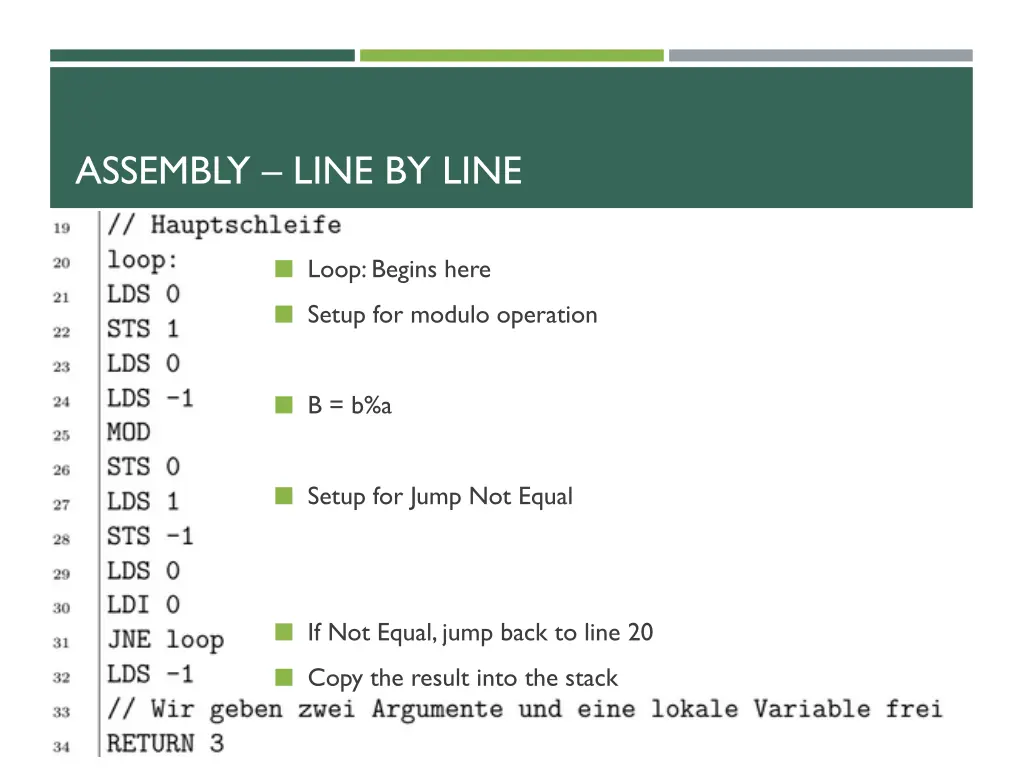 assembly line by line 3