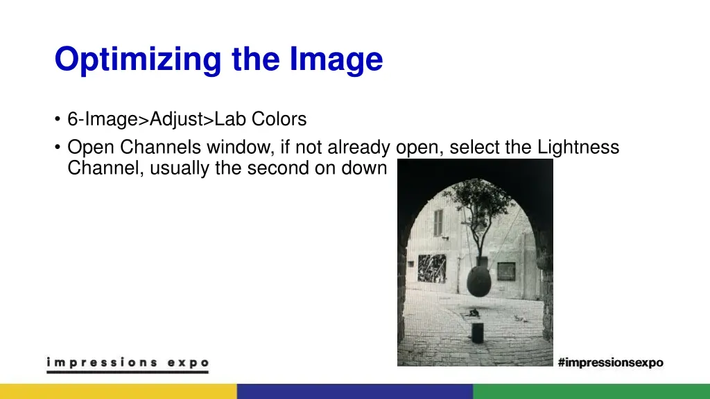 optimizing the image 3